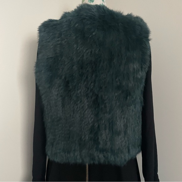 Ethical Lady Luxe Fur Vest 🖤NWT🖤Green - Picture 15 of 16